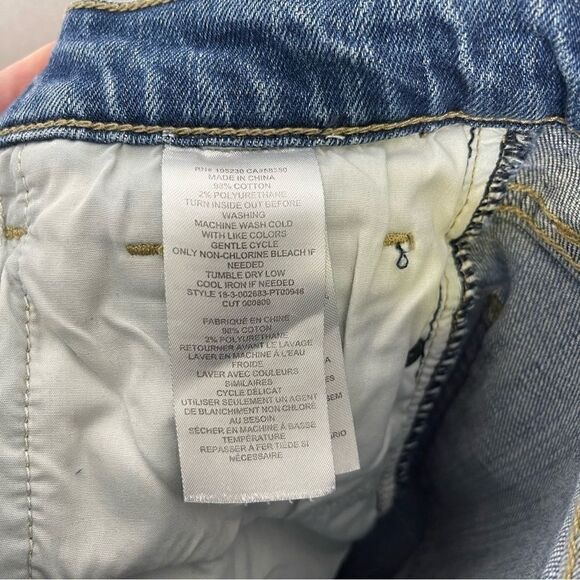 𝅺CURRENT/ELLIOT The Flare Kick Mid Rise Crop Jeans 23 - Picture 5 of 5